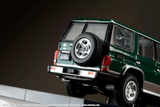 Hobby Japan 1/64 Toyota Land Cruiser 70 ZX 4Door 2001 Land Breeze Toning II Green