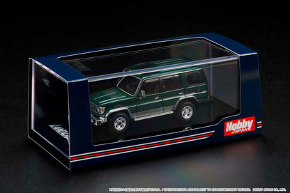 Hobby Japan 1/64 Toyota Land Cruiser 70 ZX 4Door 2001 Land Breeze Toning II Green