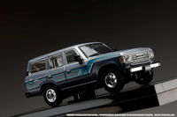 Hobby Japan 1/64 Toyota Land Cruiser 60 GX 1984 with side Decal wild Stage Toning Grey