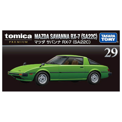 Tomica Premium 1/64 29 Mazda Savannah RX-7 (SA22C) Green