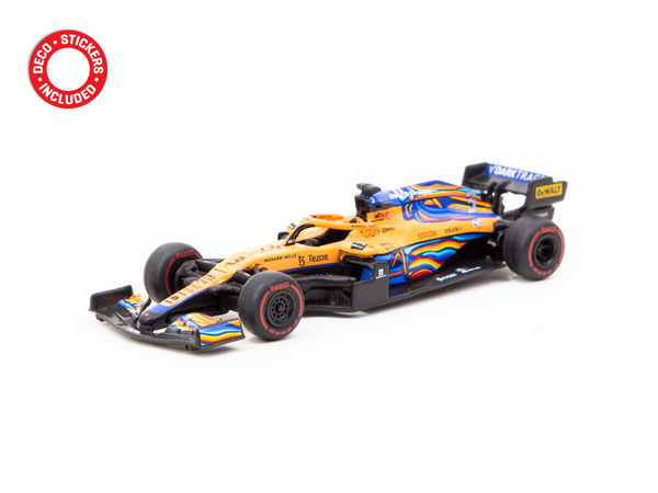 Tarmac Works Global64 1/64 McLaren MCL35M  Abu Dhabi Grand Prix 2021 Daniel Ricciardo #3 Orange