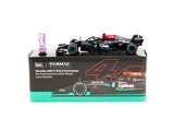 Tarmac Works Global64 1/64 Mercedes-AMG F1 W12 E Performance São Paulo Grand Prix 2021 Winner Lewis Hamilton #44 Black