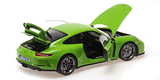 1/18 Minichamps PORSCHE 911 GT3 – 2018 – YELLOW/GREEN (SHMEE 150) - Damaged Box