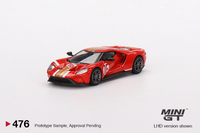 Mini GT 1/64 Ford GT Alan Mann Heritage Edition Red