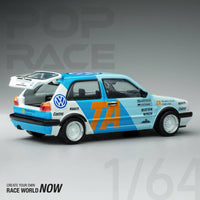 1/64 Pop Race Volkswagen Golf GTI MKII WRC 1986 Blue