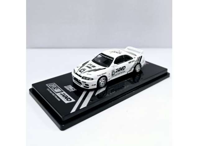 Inno64 1/64 Nissan Skyline GT-R R33 DPLS White & Black - IN64-DPLS-R33-TMCS25