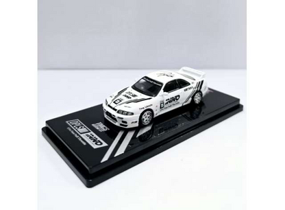 Inno64 1/64 Nissan Skyline GT-R R33 DPLS White & Black - IN64-DPLS-R33-TMCS25