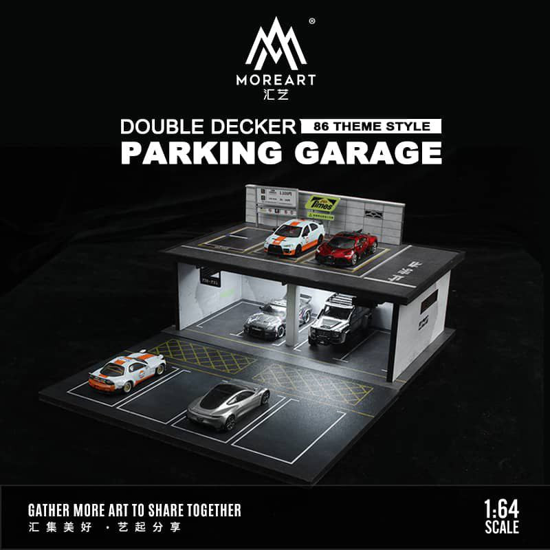 *Damaged Item* MoreArt 1/64 Double Story Car Park #86 Theme (Read Description)