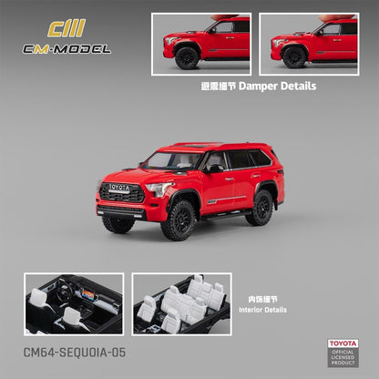 CM Model 1/64 Toyota Sequoia Red - CM64-SEQUOIA-05