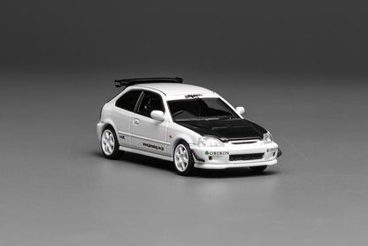 Motorhelix 1/64 Honda Civic Type R (EK9) White Standard Box - M65029