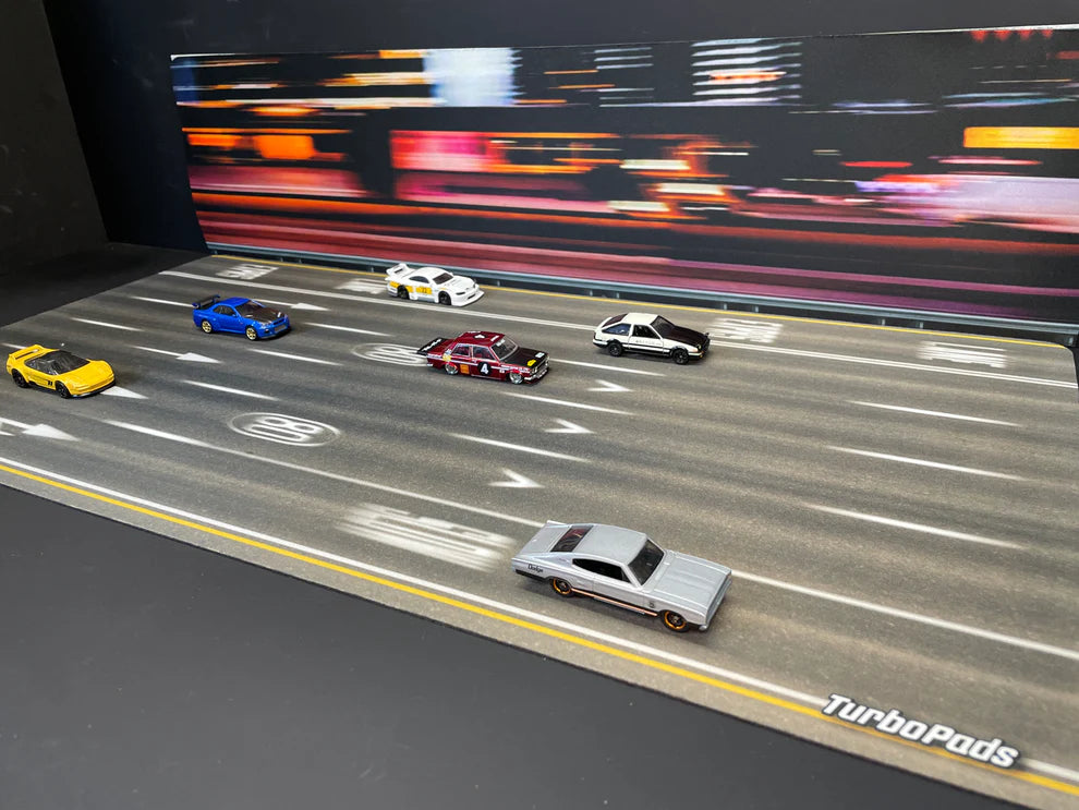 TurboPads 1/64  Blur City Mat Diorama (Background Only)