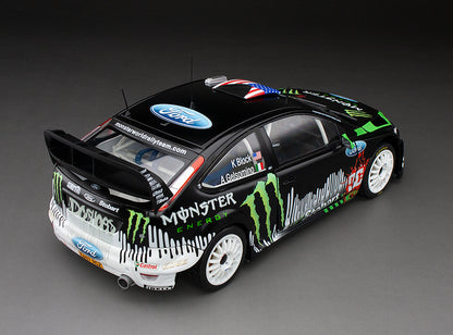 1/18 Sunstar Ford Focus RS WRC 2010 Rallyday Show At Castle Combe Circuit Ken Block Black - Damaged Box