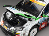 1/18 Sunstar Ford Focus RS WRC #43 Ken Block – 2012 St. Petersburg . Russia Black - Damaged Box