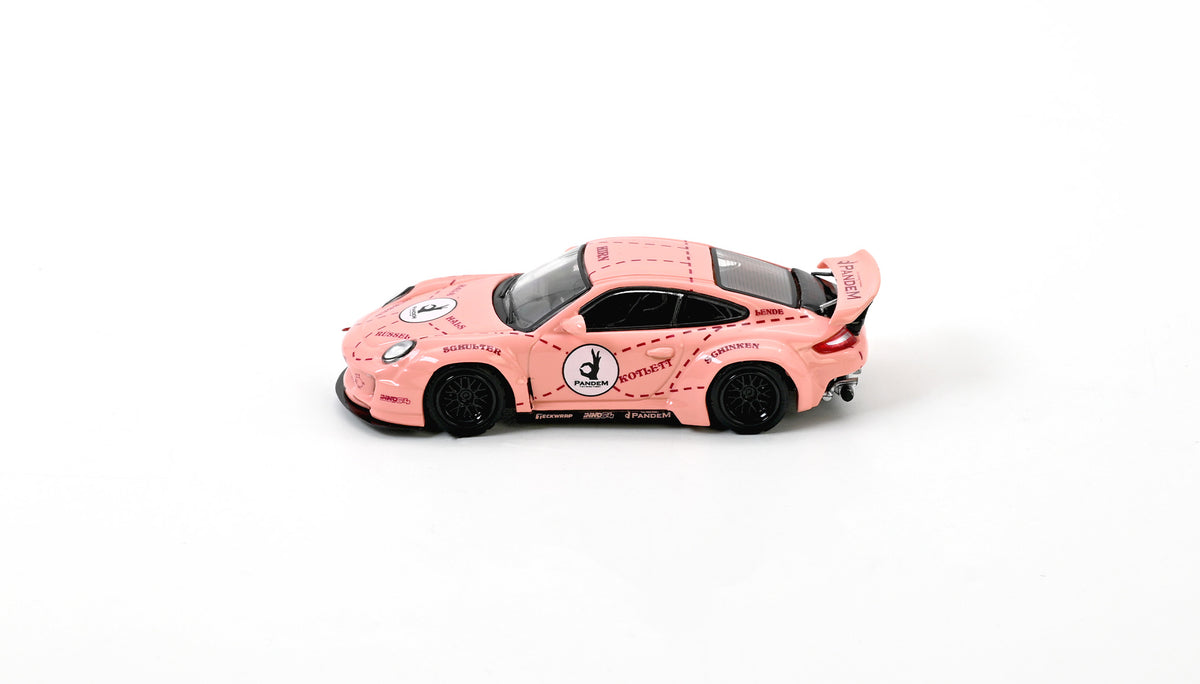 Inno64 1/64 Pandem Porsche 997  Pink Pig - IN64-997P-PPIG