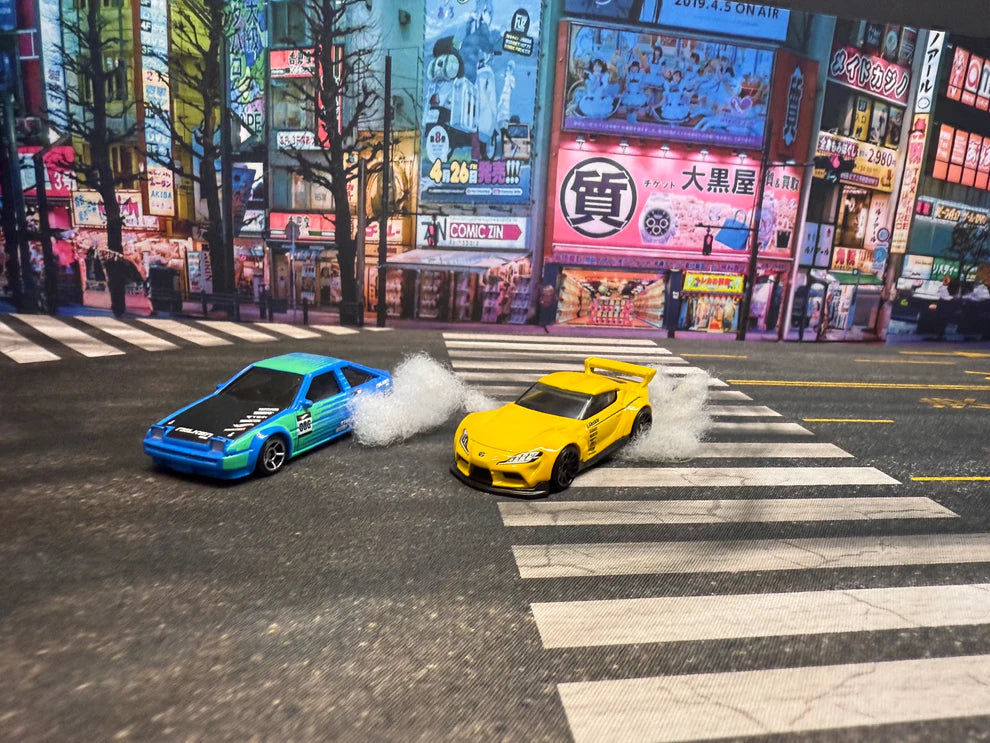TurboPads 1/64 Akihabara Background Mat Diorama ( Background Only)