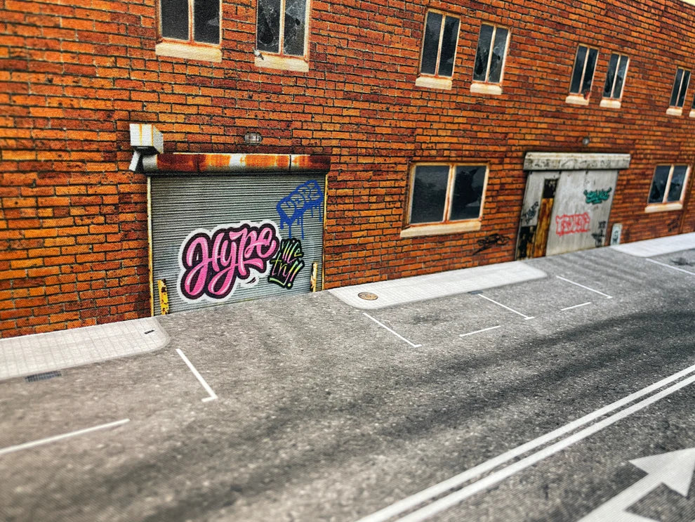 TurboPads 1/64 Pared Detroit Mat Diorama (Background Only)