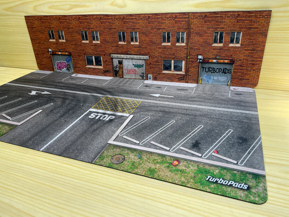 TurboPads 1/64 Pared Detroit Mat Diorama (Background Only)