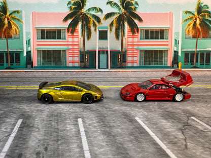 TurboPads 1/64 Miami Background Mat Diorama ( Background Only)