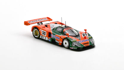 Inno64 1/64 Mazda 787B Winner At 24 Hours Le Mans 1991 Green/ Orange - IN64-787B-LM91W