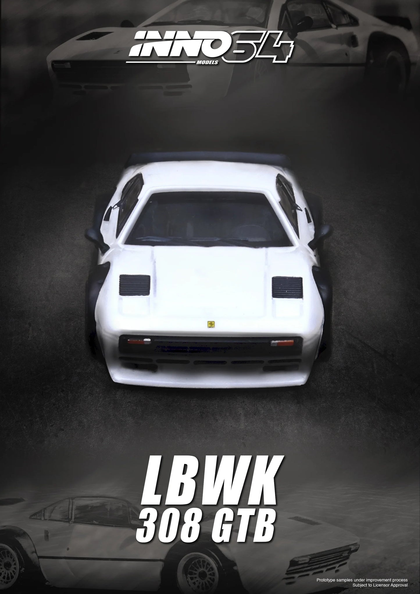 Inno64 1/64 LBWK 308 GTB White