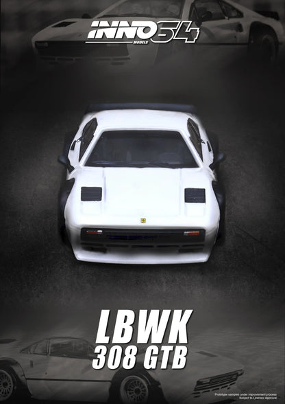 Inno64 1/64 LBWK 308 GTB White