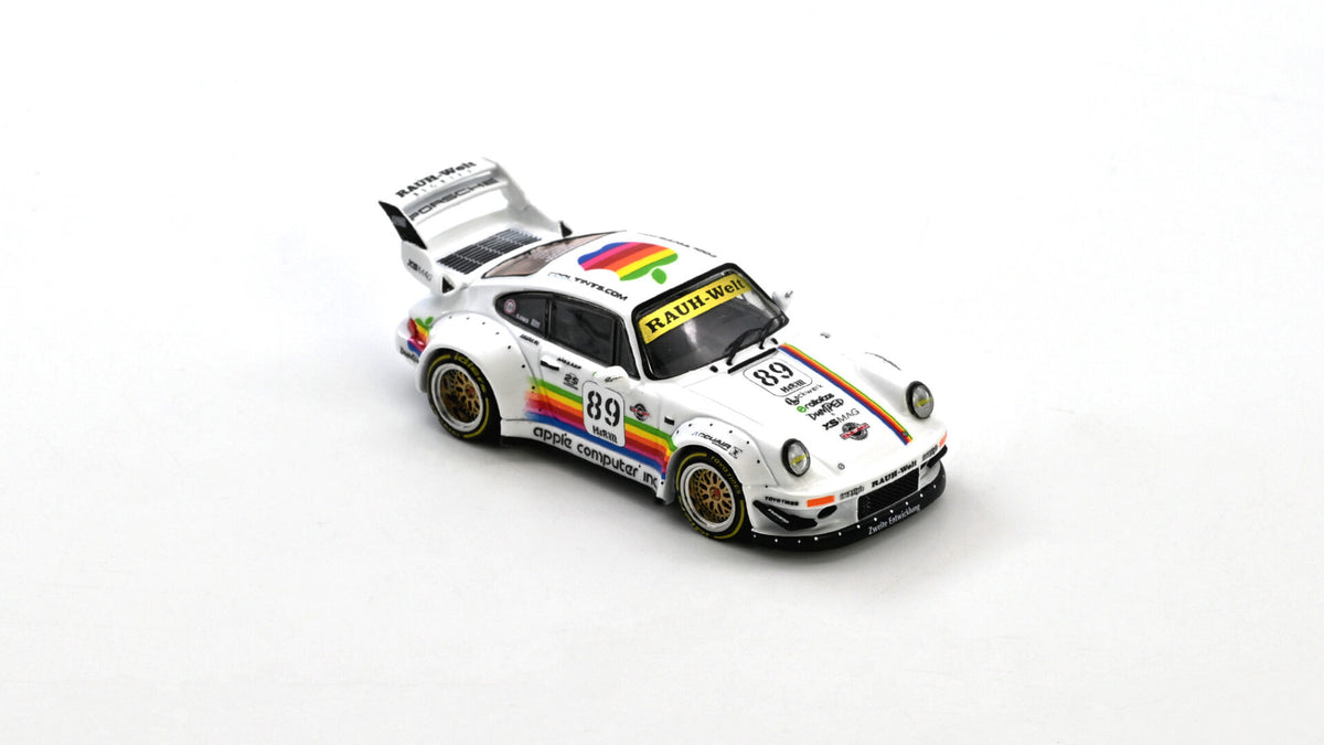 Inno64 1/64 Porsche RWB 930 #89 Apple Livery White - IN64-RWB930-APPLE