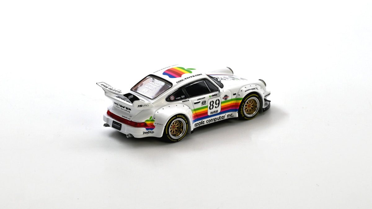 Inno64 1/64 Porsche RWB 930 #89 Apple Livery White - IN64-RWB930-APPLE