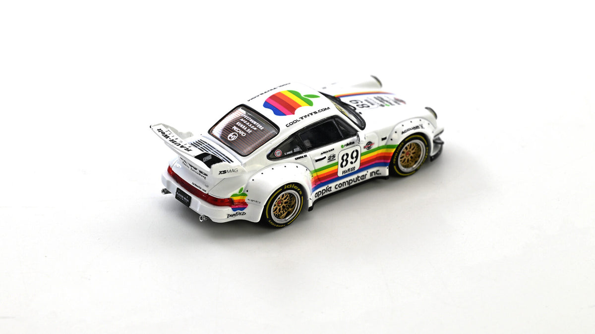 Inno64 1/64 Porsche RWB 930 #89 Apple Livery White - IN64-RWB930-APPLE