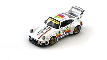 Inno64 1/64 Porsche RWB 930 #89 Apple Livery White - IN64-RWB930-APPLE