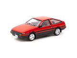 Tarmac Works x J Collection 1/64 J Collection Toyota Sprinter Trueno (AE86) Red/Black