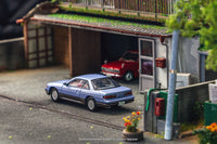 Tarmac Works x J Collection 1/64 Nissan Silvia S13 Blue/Grey - GLOBAL64