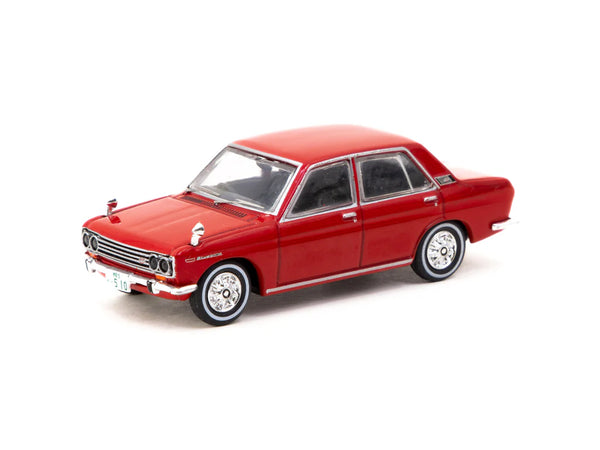 Tarmac Works 1/64 J Collection 1/64 Datsun BLUEBIRD 1600SSS P510 Red- GLOBAL64