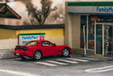 J Collection x Tarmac Works x Student Driver 1/64 Mazda RX-7 FD3S Red - COLLAB64