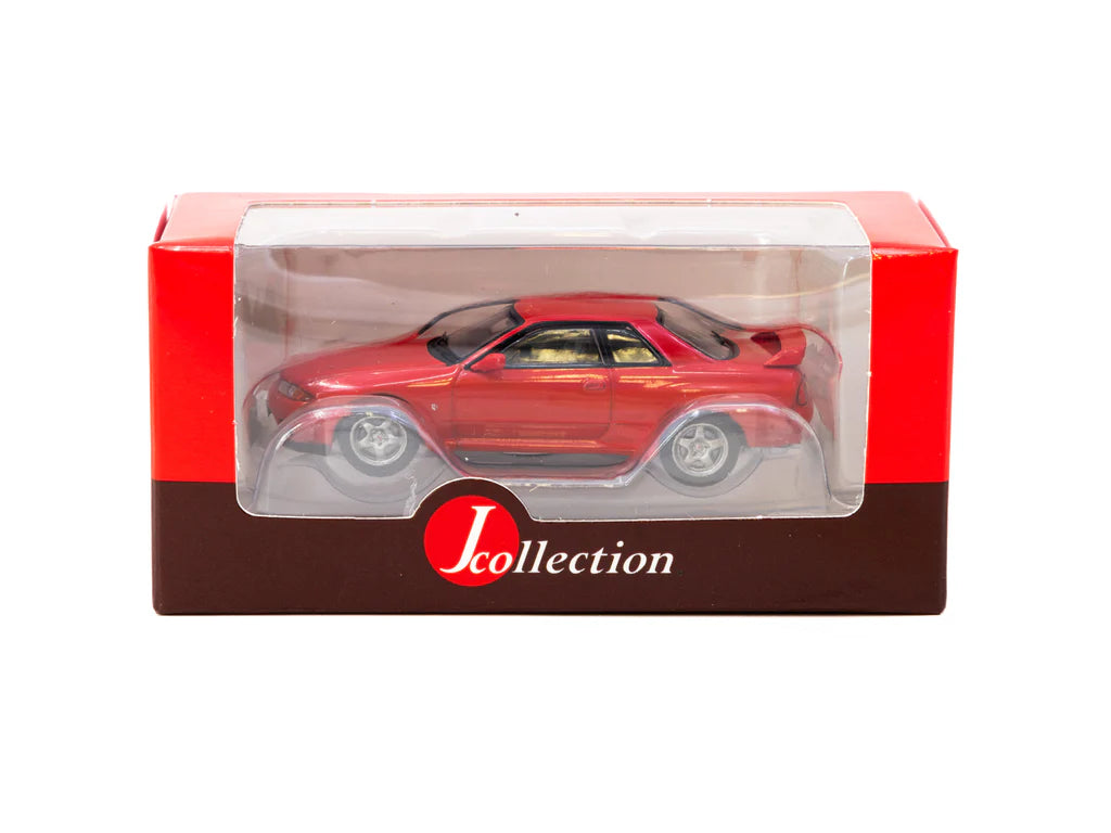Tarmac Works x J Collection 1/64 Nissan Skyline GT-R (BNR32) Red
