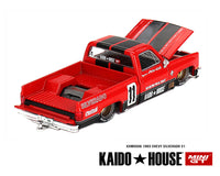 Kaido House x Mini GT 1:64 Chevrolet Silverado 1983 KAIDO V1 - Red