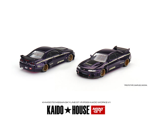 *PRE ORDER - NOV/DEC* Kaido House x Mini GT 1:64 Nissan Skyline GT-R (R33) Kaido Works V1