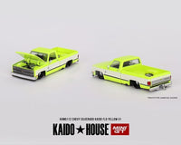 Mini GT x Kaido House 1/64 Chevrolet Silverado Kaido FLO Yellow V1