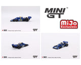 Mini GT 1/64 Mijo Exclusives Tyrrell P34 #3 Jody Scheckter 1976 Swedish GP Winner Blue