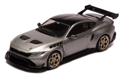 IXO Models 1/18 Ford Mustang GTD 2025 Metallic Grey - IXOSPMCG18576