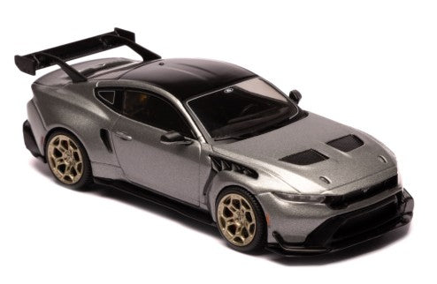IXO Models 1/18 Ford Mustang GTD 2025 Metallic Grey - IXOSPMCG18576