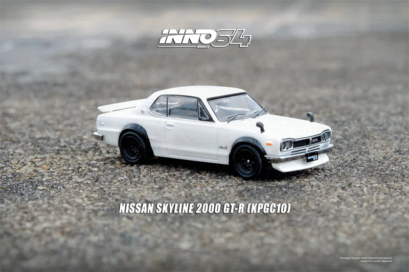 Inno64 1/64 Nissan Skyline 2000 GT-R (KPGC10) White
