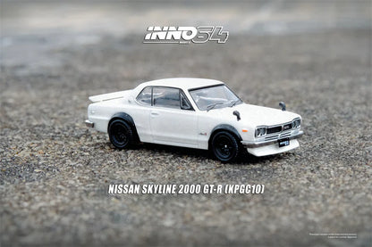 Inno64 1/64 Nissan Skyline 2000 GT-R (KPGC10) White