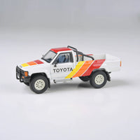 Para64 1/64 1984 Toyota Hilux Single Cab - TRD Ironman White