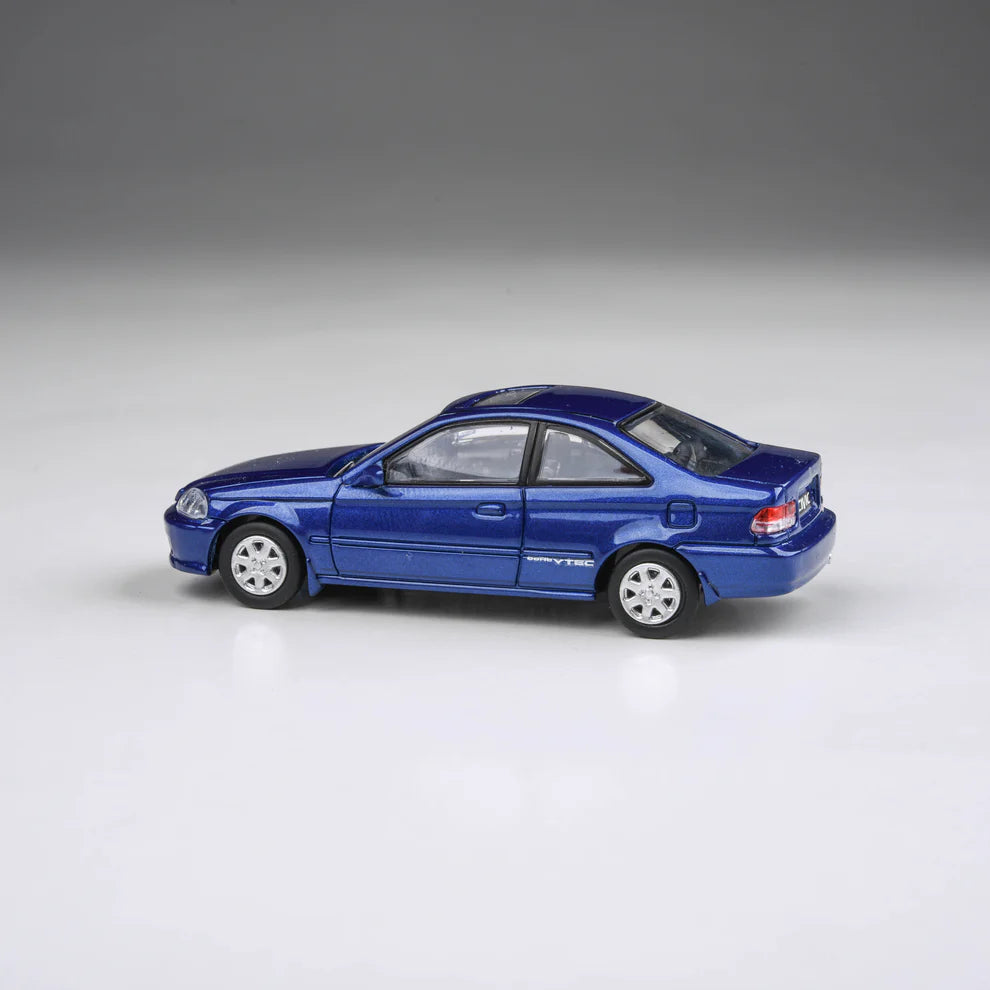 Para64 1/64 1999 Honda Civic Coupe Electron Blue Pearl Blue - PA-55629