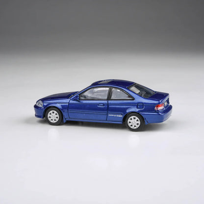 Para64 1/64 1999 Honda Civic Coupe Electron Blue Pearl Blue - PA-55629