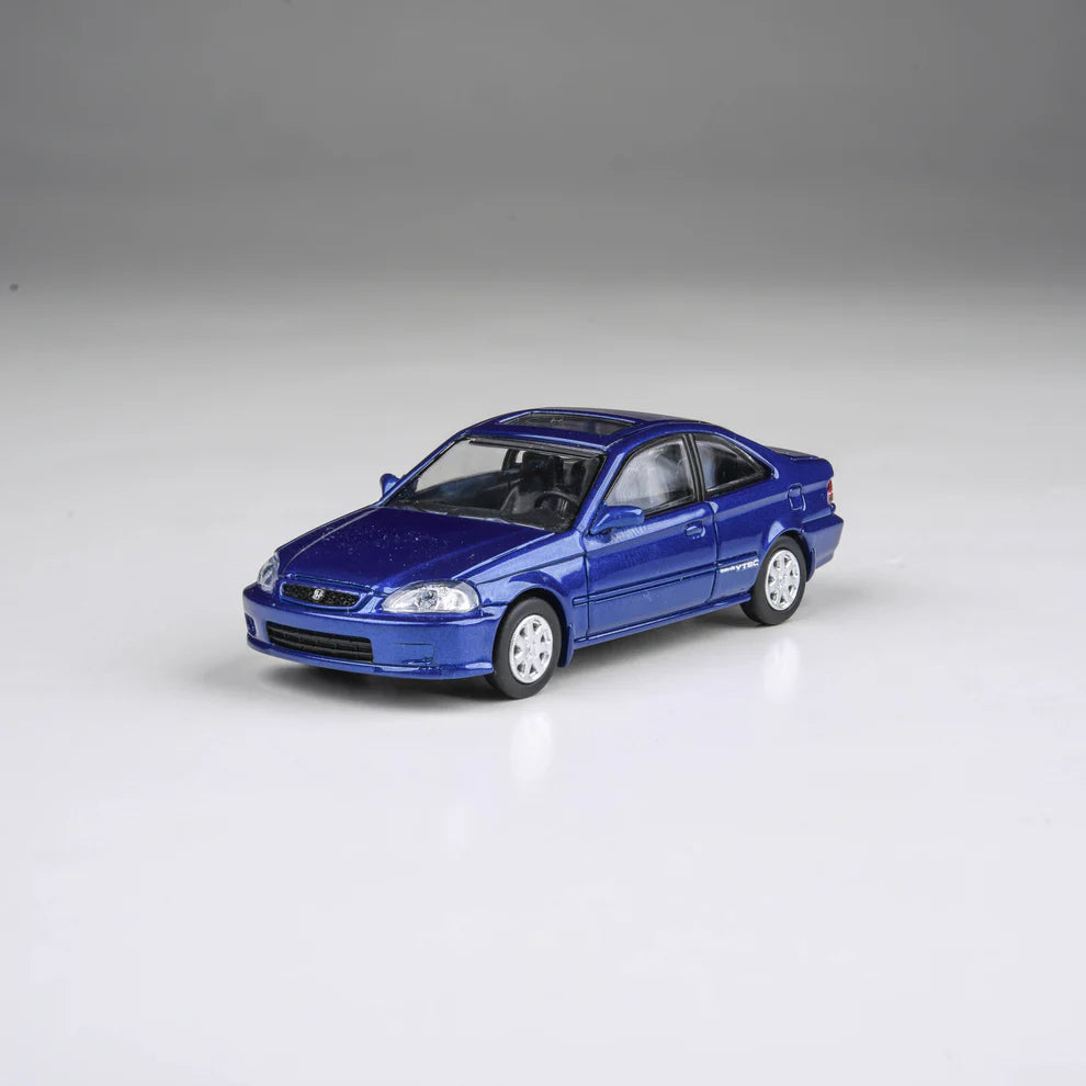 Para64 1/64 1999 Honda Civic Coupe Electron Blue Pearl Blue - PA-55629