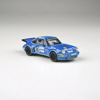 Para64 1/64 Porsche 911 Carrera RSR 3.0 Kremer Racing Wallys Jeans Blue