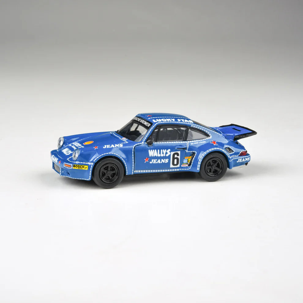 Para64 1/64 Porsche 911 Carrera RSR 3.0 Kremer Racing Wallys Jeans Blue