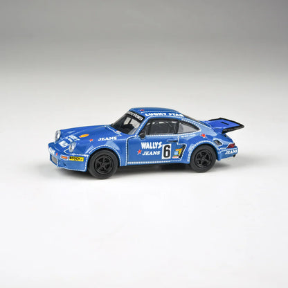 Para64 1/64 Porsche 911 Carrera RSR 3.0 Kremer Racing Wallys Jeans Blue