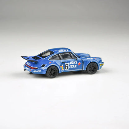 Para64 1/64 Porsche 911 Carrera RSR 3.0 Kremer Racing Wallys Jeans Blue